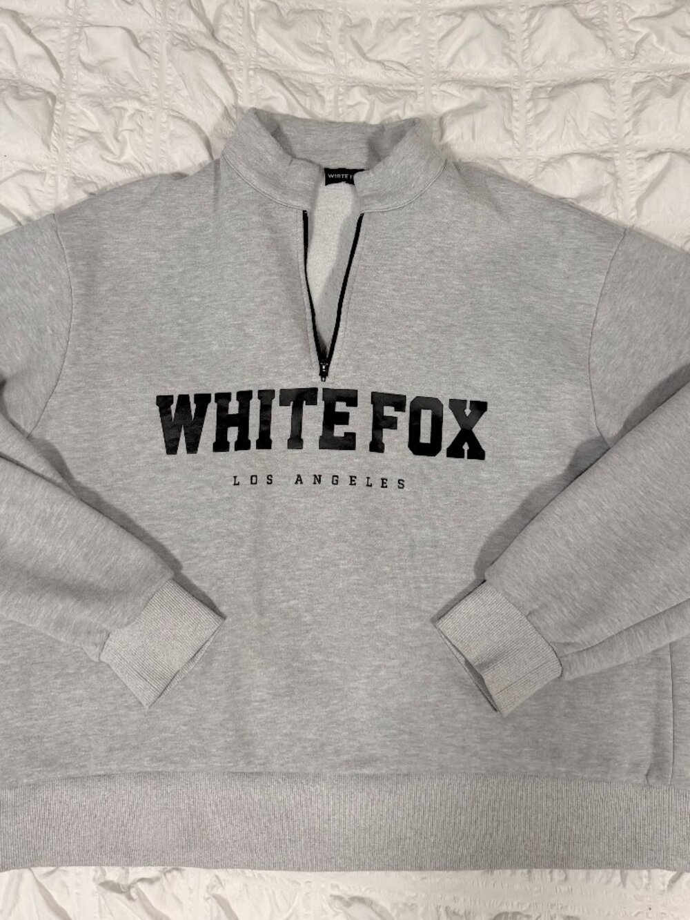 White Fox Quarter Zip